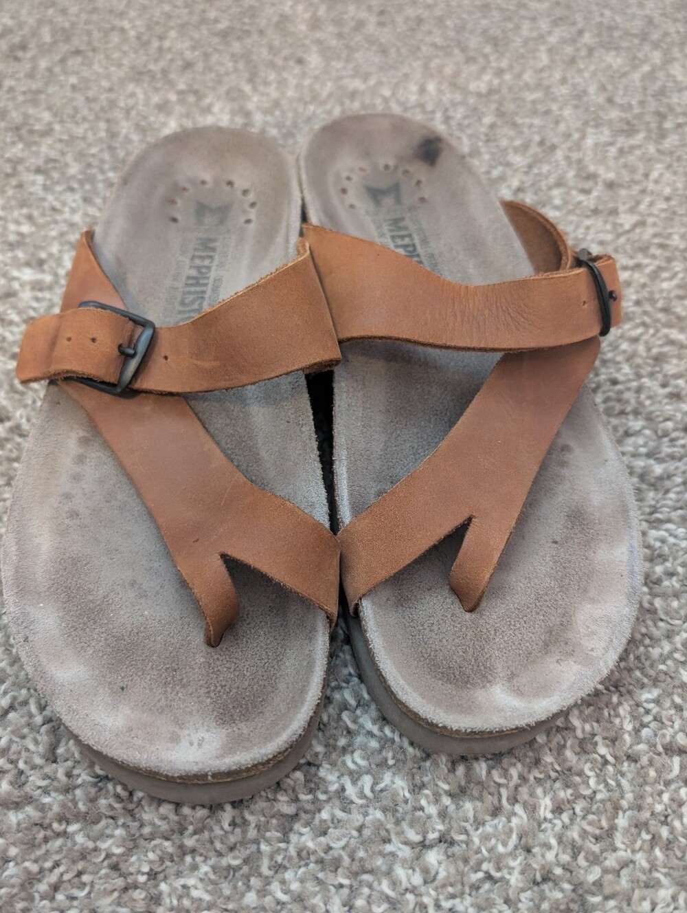 Mephisto Leather Sandals